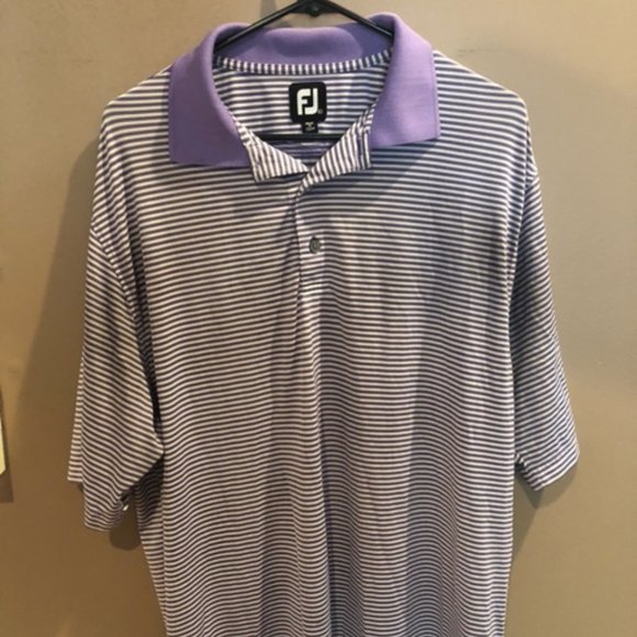 FJ FootJoy Mens' Large Golf Performance Polo - Picture 1 of 4